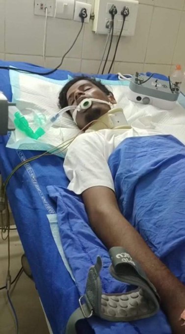 umasudhir's tweet photo. Tragic news on #Sankranti: 23-year-old #Swiggy delivery executive Mohd Rizwan who suffered critical head injury after he fell from 3rd floor of BanjaraHills apartment in #Hyderabad on being chased by customer's pet dog on Wednesday, died in hospital on Sunday @ndtv @ndtvindia https://t.co/CdDsXtb9xD