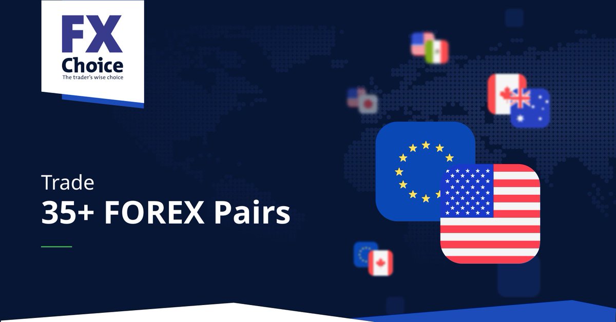 FXChoicesocial's tweet photo. As one of the world's largest markets, #Forex brings liquidity and flexibiliity to #traders' strategies.
Join #FXChoice today and gain access to 35+ #FX pairs, major and minor.
Visit https://t.co/7IputtskLz to view more details for each pair.
*Trading is risky. https://t.co/9fNP2vTkEx