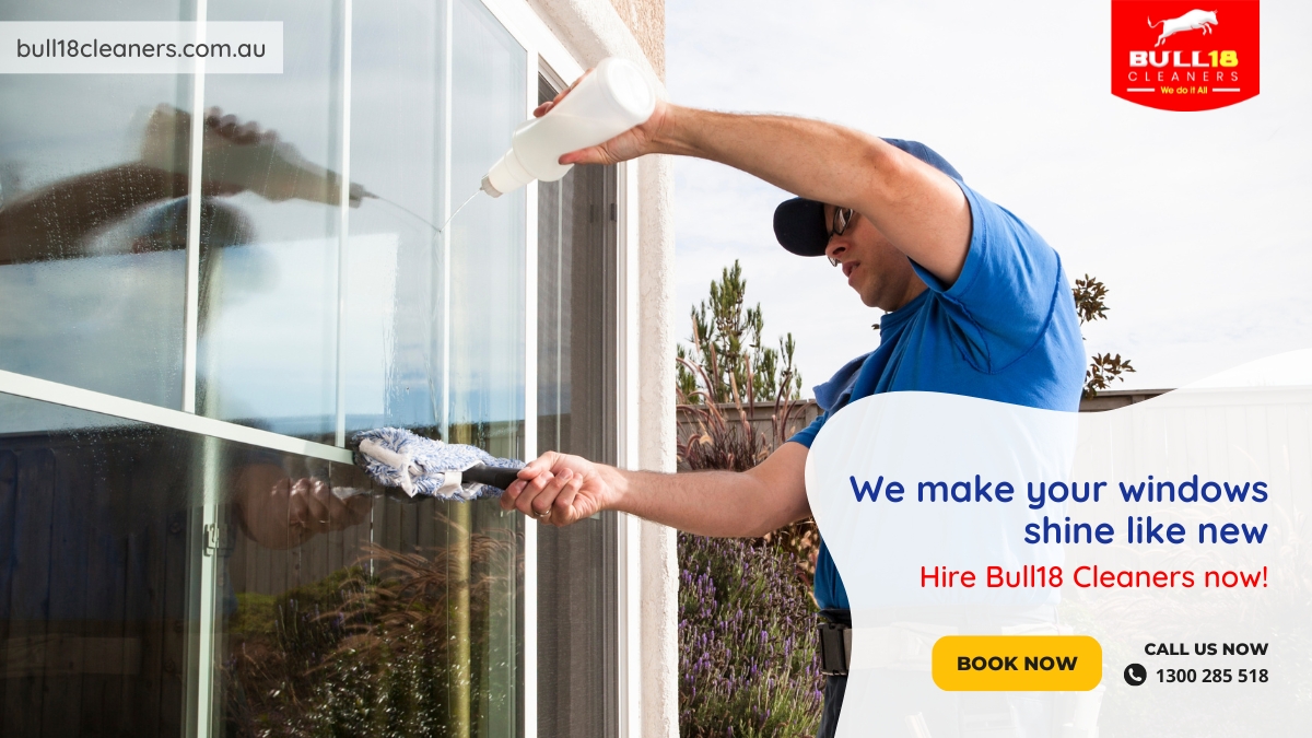 ✅We make your windows shine like new.

✅Hire Bull18 Cleaners now!

Visit Us -
🔗 bull18cleaners.com.au

Call Us -
📞 1300285518

#cleaningservice #professionals #housecleaners #carpetcleaners #bestcleaners #tilescleaning #vacatecleaning #windowcleaning