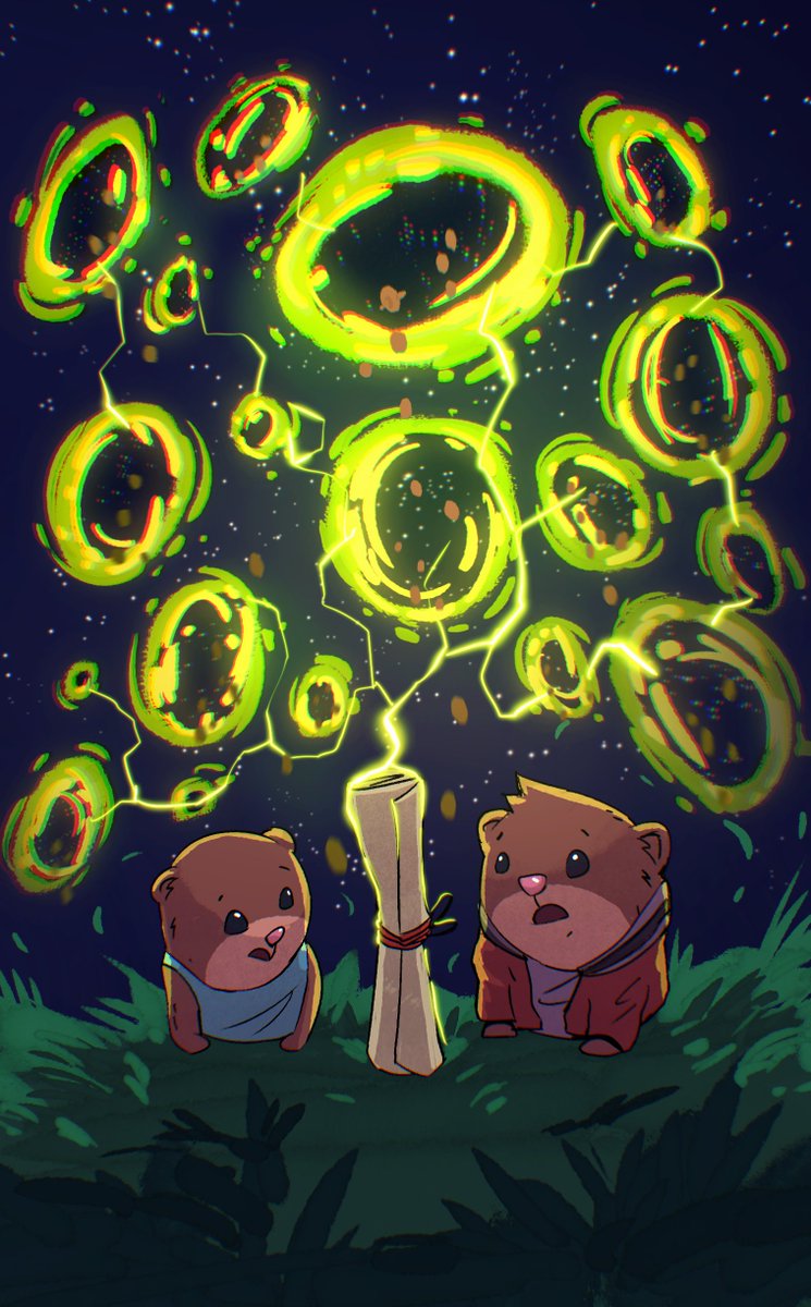 TheGerbs's tweet photo. Once they had landed,

The prize began glowing!

More portals appeared,

The #GerbFam was growing! https://t.co/s7KYpEGR72