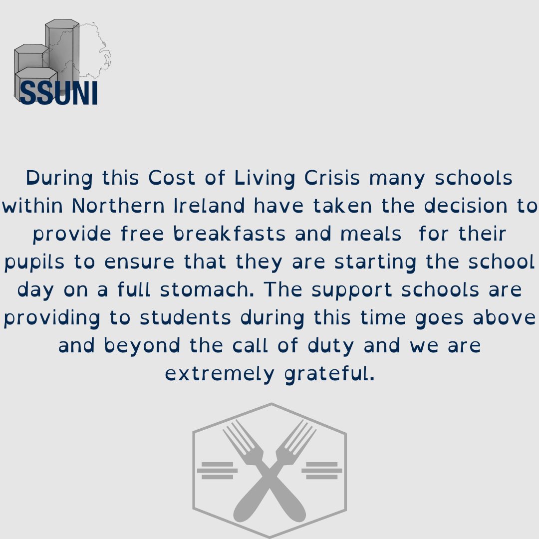SSUofNI's tweet photo. DAY 1

Today is the first of our week long campaign highlighting the current ways in which the cost of living crisis is affecting students in NI.

The issue we are addressing today is Food Poverty. https://t.co/keO94l4km0