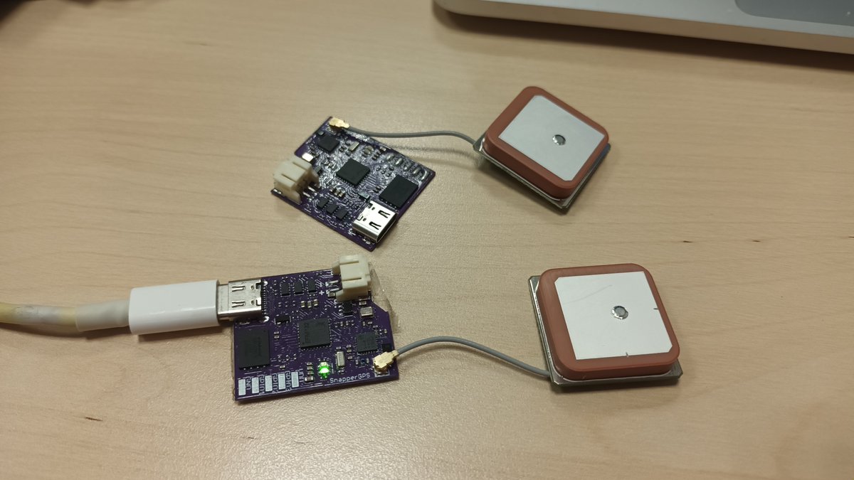 JonasBchrt's tweet photo. Testing @SnapperGPS with different low-cost GPS antennas - still, the results are looking 🔥🔥🔥 https://t.co/j77m90SvY8