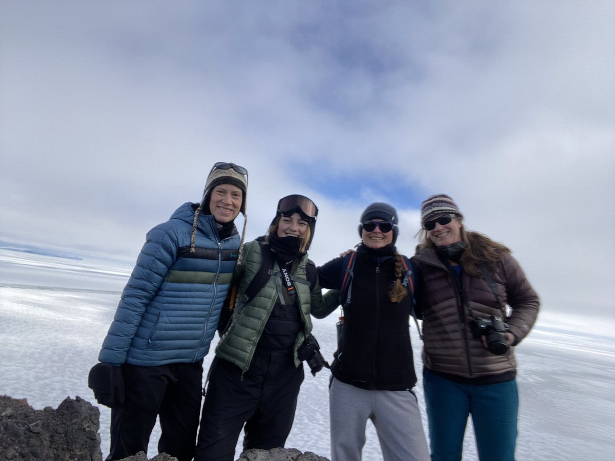 vel_mlml's tweet photo. The Penguin Team’s isolation ends tomorrow as they board the NSF R/V Nathaniel B. Palmer for their next field season! Stay tuned for some awesome blogs + content over the next six weeks.

Left to right: @sarahelendil23, @TAzizeh, @cekroeger, and @GitteMcdonald https://t.co/pB6RvvX2Sy