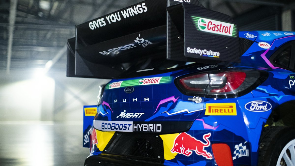 fernischumi's tweet photo. WRC 2023: M-Sport presenta los nuevos colores para su Ford Puma Rally1 #WRC https://t.co/lIc5W40xq2 https://t.co/7H6oKd8Z37