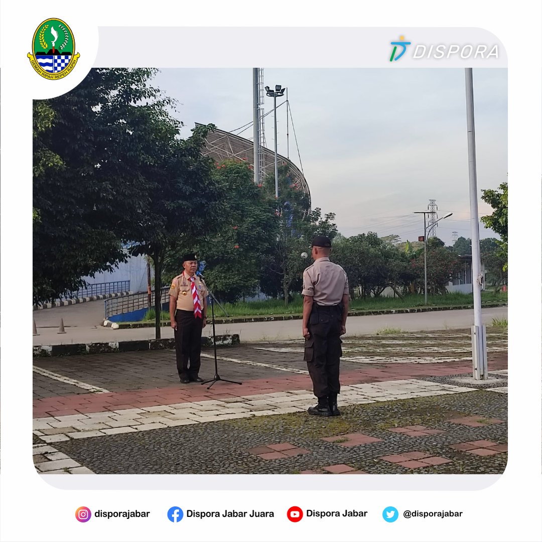 disporajabar's tweet photo. Halo #baladpora
Seperti biasa, mengawali awal minggu, Dispora Jabar melaksanakan Apel Pagi rutin di lapangan Apel, pada apel kali ini, bertindak sebagai Pembina apel, Kepala Bidang Layanan Kepemudaan.
@ridwankamil @PaUuRuzhanul https://t.co/QE9BiMQkqg