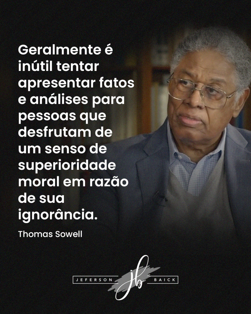 Quanto mais estudo, mais admiro Thomas Sowell. Boa semana!
.
#direita #conservado... instagram.com/p/CneEbJ9Ont0