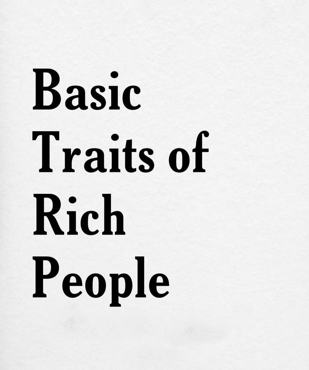 SeekWiser_'s tweet photo. 4 Basic Traits Of Rich People: https://t.co/82pBiMVdvr