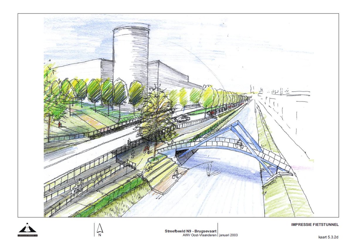 Een streefbeeld #N9 uit 2003, technische plannen klaar in 2012. Antwoord minister 2023:“Niet aangewezen nu”: <a href="/Stijn_DR/">Stijn De Roo</a> <a href="/filipwatteeuw/">Filip Watteeuw</a>  nieuwsblad.be/cnt/dmf2023011… BTW in zone #blauwe_brug zelfs geen onteigening nodig