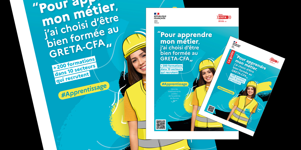 La campagne d'information sur l'offre de formations en #apprentissage proposée dans les #lycées publics de l'académie de Rennes a débuté !
Affiches, guides et catalogues sont disponibles en lycées et en agence #GRETA-CFA.

➡️ bit.ly/3QPRqTx
#alternance #Emplois