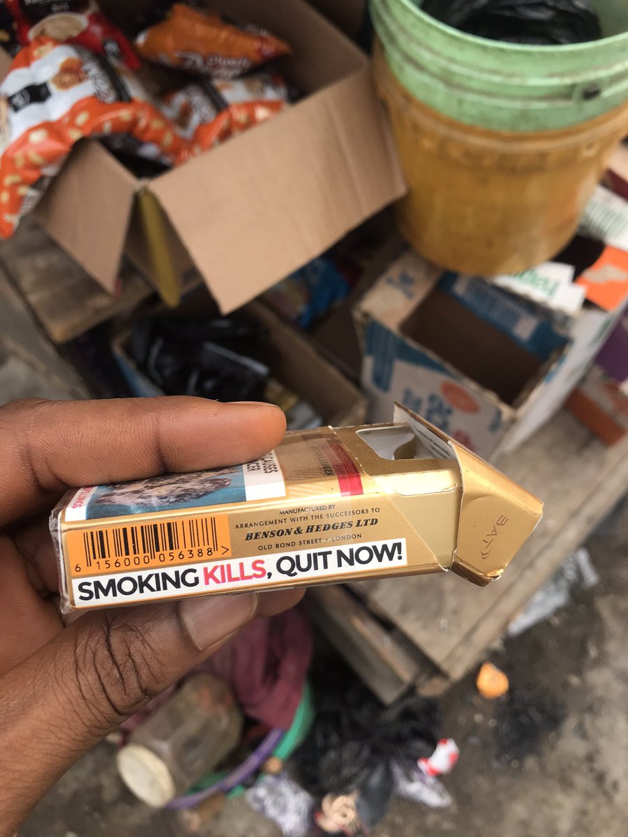 SolaTheMoon's tweet photo. Went out to get something yesterday and I saw this pack of cigarettes, and for a moment I remembered a bit of my past. I wondered how that the owners of the company boldly imprint these statements on their products and I never bothered about it. https://t.co/kvJI0JolJq