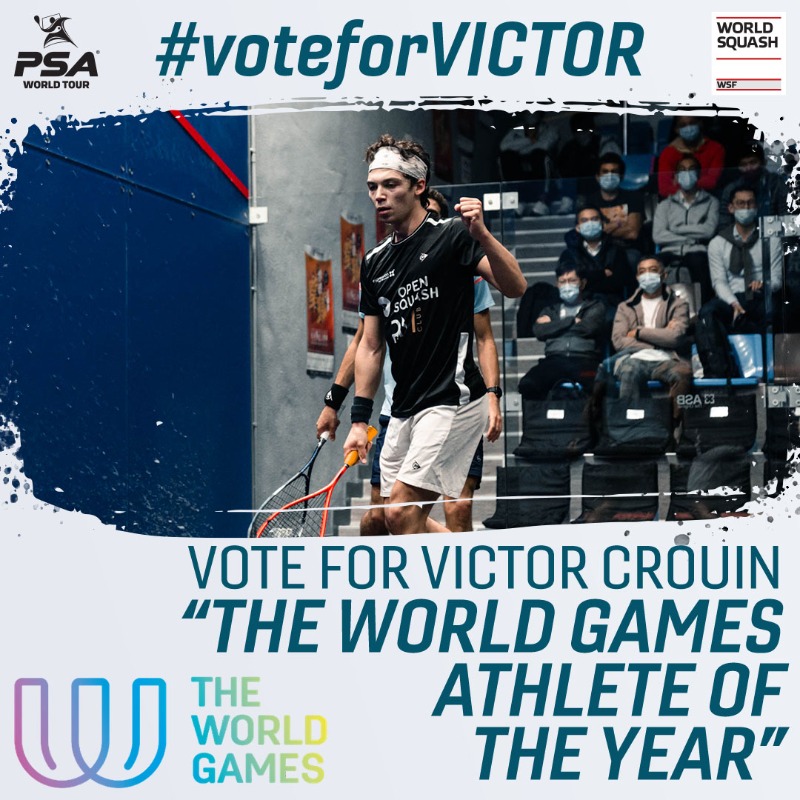 PSASquashTour's tweet photo. Victor's currently making it through to the final round, but it's so close!
🗳 Vote for @VCrouin for 𝐀𝐭𝐡𝐥𝐞𝐭𝐞 𝐨𝐟 𝐭𝐡𝐞 𝐘𝐞𝐚𝐫 here ⬇️
https://t.co/GcYQYxeB0I
Remember to vote every 24 hours
#voteforvictor