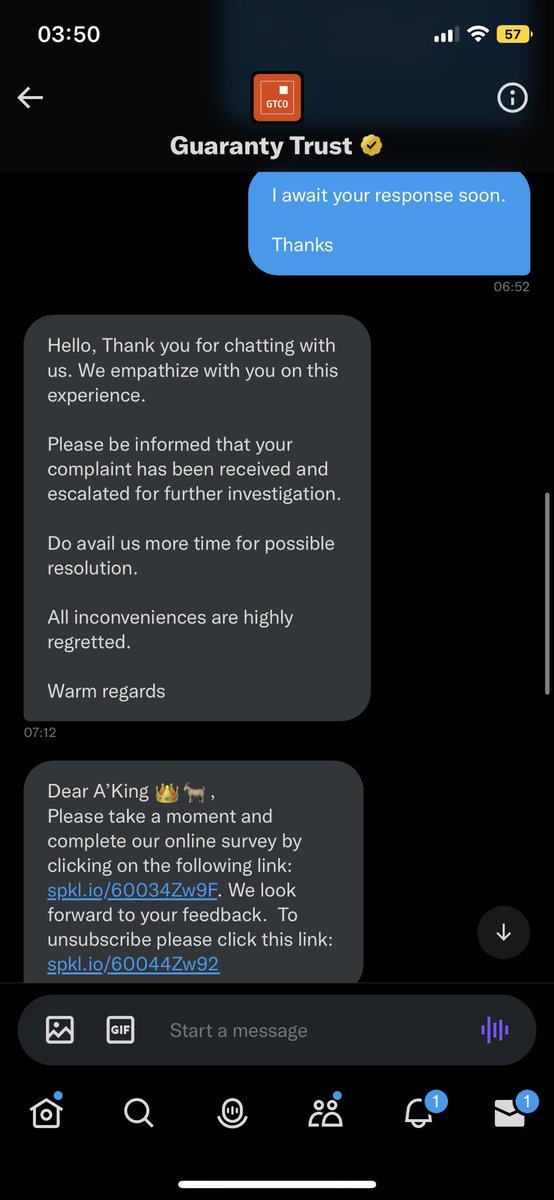 eetz_naheem's tweet photo. Hi @gtbank,

I’m not a bot, reply to me asap like a standard organization https://t.co/3QksZ3boUo