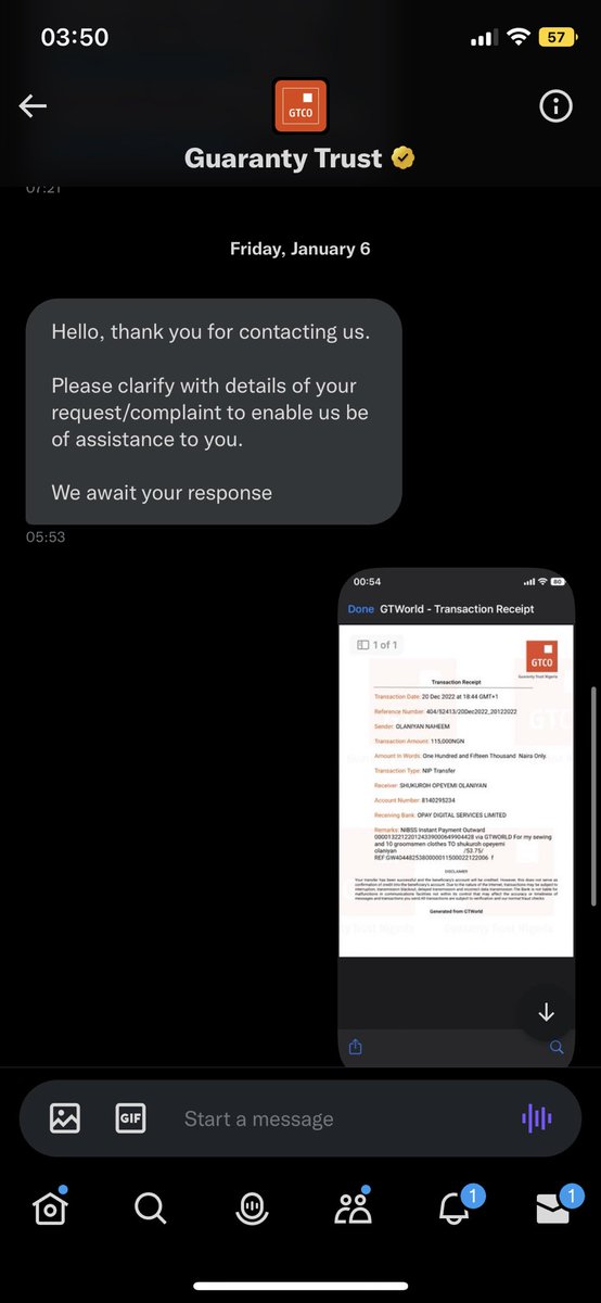 eetz_naheem's tweet photo. Hi @gtbank,

I’m not a bot, reply to me asap like a standard organization https://t.co/3QksZ3boUo