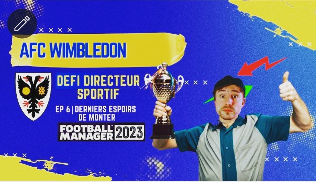 kevinthe_world's tweet photo. 🚨20h Défi Directeur sportif 🚨
On joue le titre ! #FM23
Le coach a besoin de vous tous !
Viens remplir les tribunes : 🏟️🏆
➡️https://t.co/yeU6YQL8xB ⬅️
@FMFrance @FMEurope #wearecommunity #twitchfr #blogfm #football @FMUltras_ #FIFA23 #premierleague #football @AFCWimbledon https://t.co/ezF3Nn9H7B
