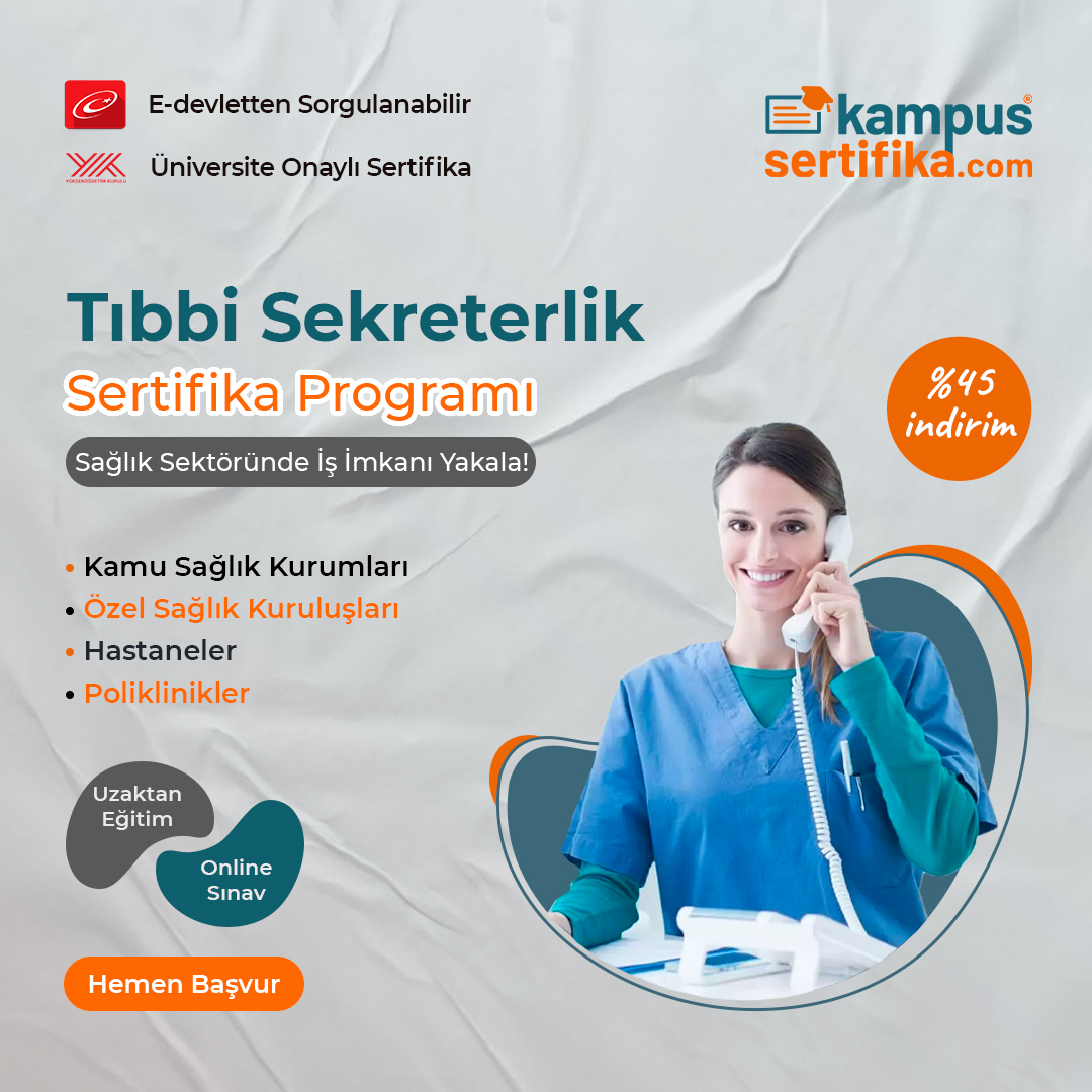 Daha fazla bilgi için bizi arayın! 😊
0 (850) 308 84 03

#tıbbisekreter #tıbbisekreterlikkursu #onlinesınav #kampussertifika #üniversiteonaylısertifika #sorgulanabilirsertifika