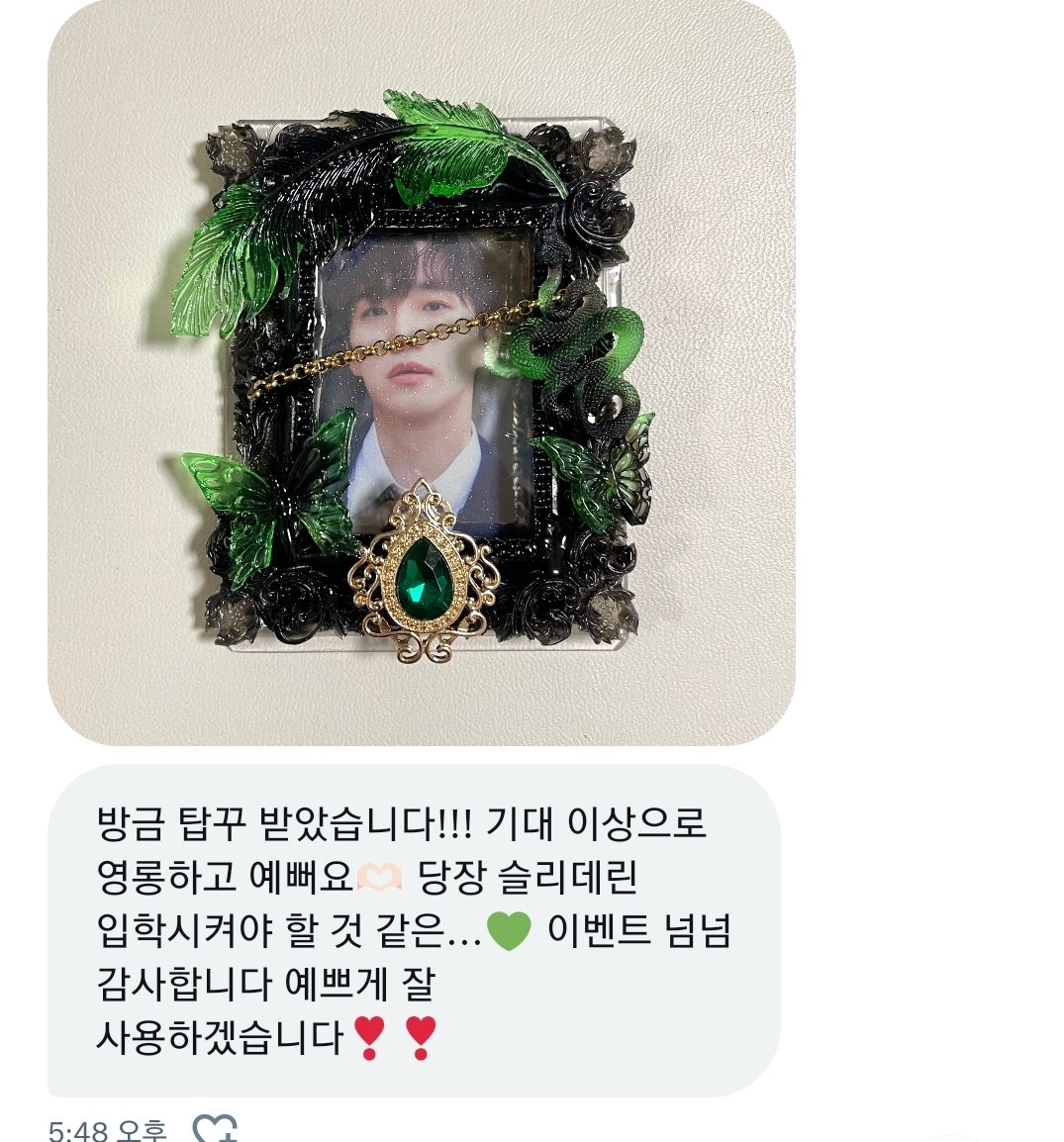kimstudent925's tweet photo. 소중한 후기 감사합니다!🤍🖤 https://t.co/um3lUH49eI