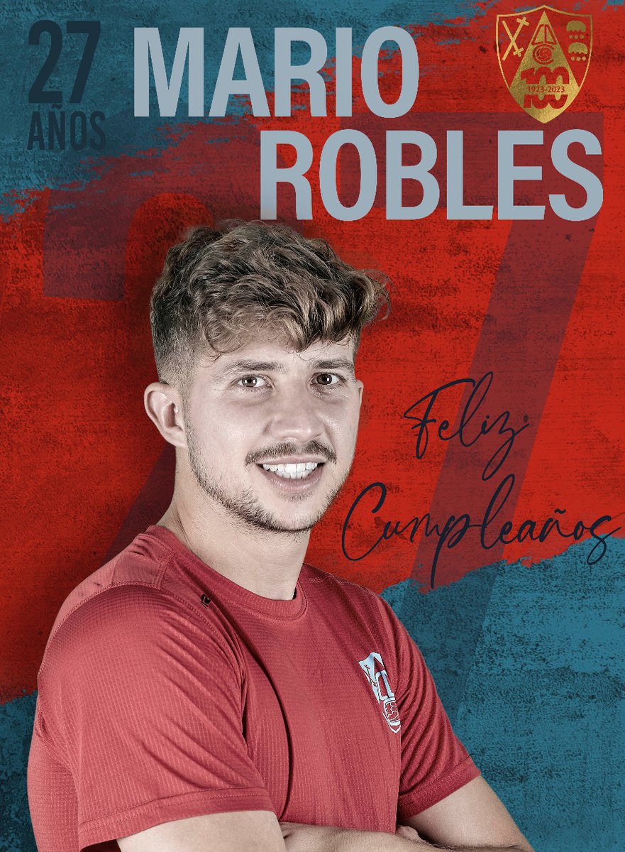 💯Hoy tenemos que felicitar a Mario Robles en su 27 cumpleaños🎂

🎉🎊Muchas felicidades <a href="/mariord5/">mario robles</a> 🎉🎊

#ciudadrojilla