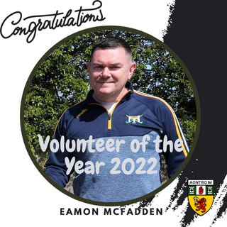 CamogieAontroim's tweet photo. Congratulations to @divyireland from @StjohnsccC on being selected as Antrim’s Volunteer of the Year 2022.

A fantastic achievement and well deserved for his efforts over the last twelve months.

Well done Eamon. 👏👏

@UlsterCamogie @AontroimGAA @south_gaa @northantrimgaa https://t.co/59mpvcxuuD