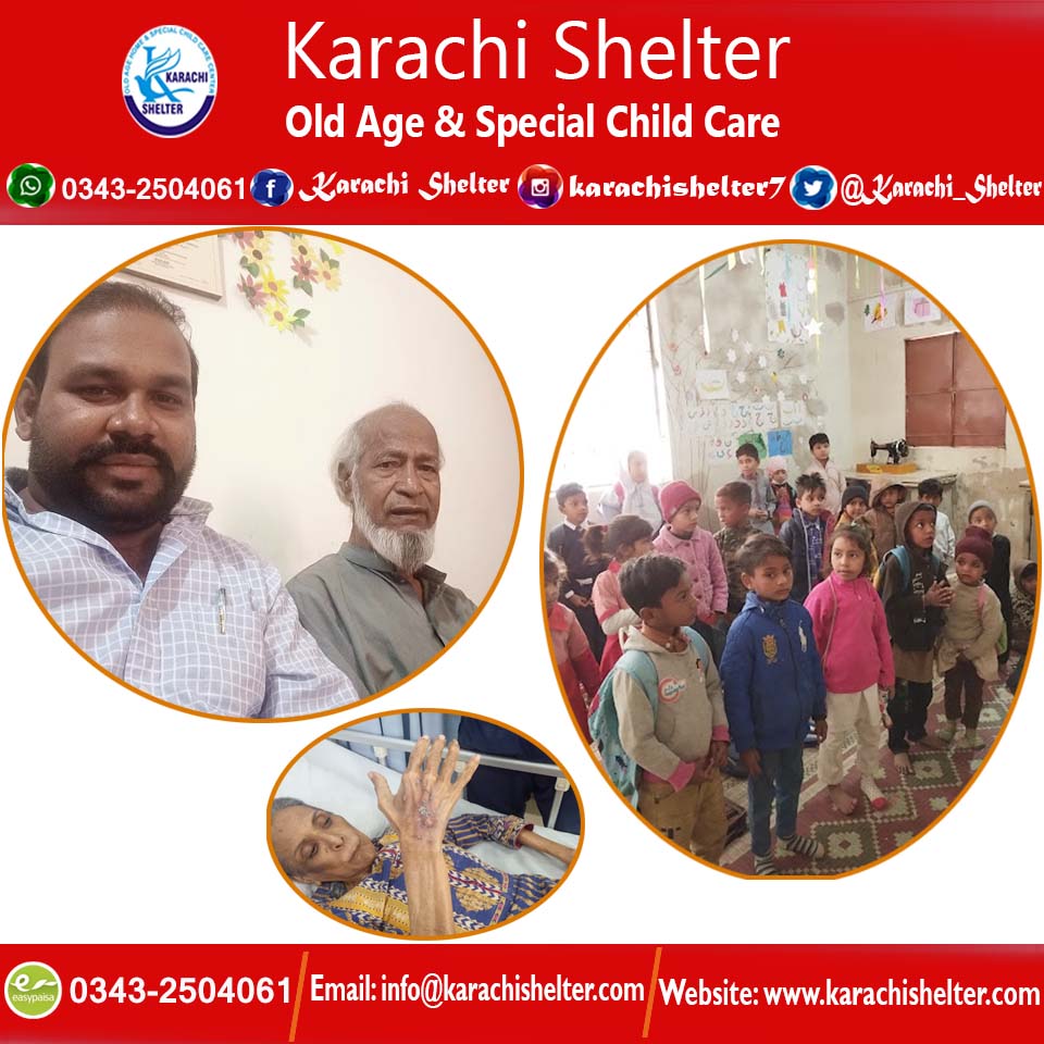Running Projects:
1. Old Age & Special Child Care
2. Sewing Center
3. Basic Education School
4. Skin Diseases Clinic
5. Physiotherapy OPD
#karachi #karachishelter #Education #school #womenempowerment #old #oldage #sewing #sewingclasses #skincare #Skindisease #physiotherapy #ngo