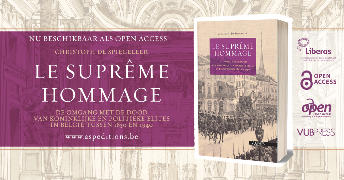 ASPeditions's tweet photo. Het fascinerende boek 'Le suprême hommage' van Christoph De Spiegeleer is nu ook gratis digitaal beschikbaar in Open Access via @OAPENbooks 👉 https://t.co/NmyTlAi7Og

Voor meer info of een gedrukt exemplaar 👉  https://t.co/PURoTQuLnA

#OpenAccess #VUBPRESS https://t.co/zssNR2AQRe