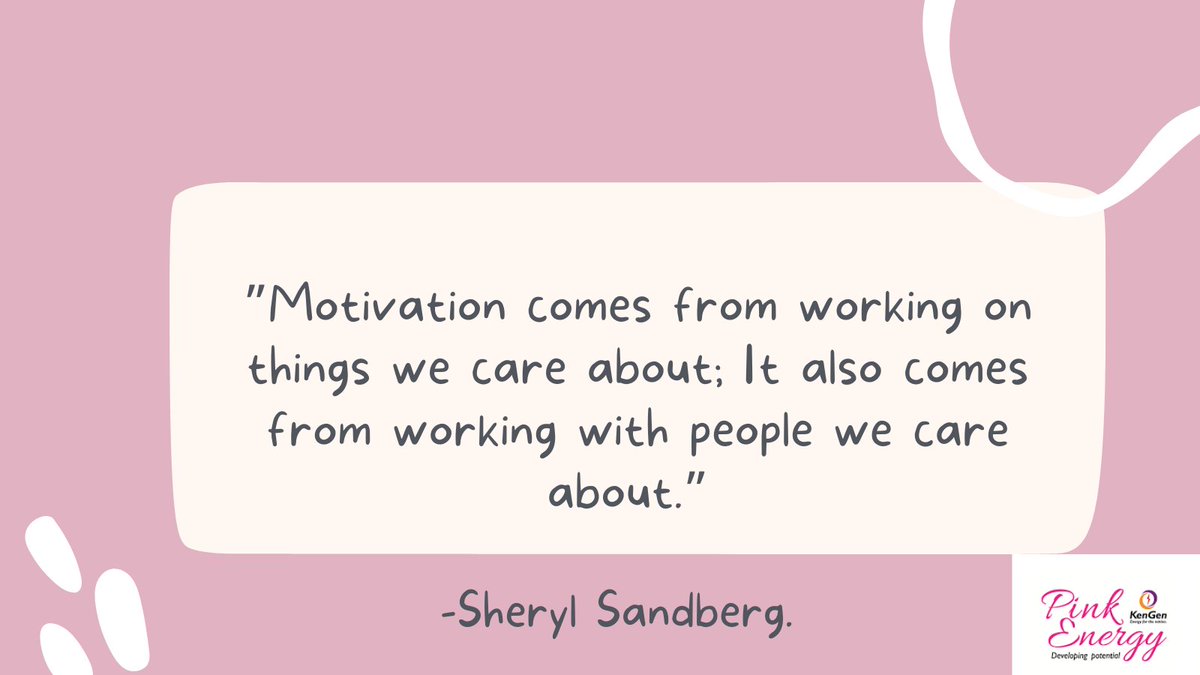 @PinkEnergy_: 'Some #MondayMotivation from Sheryl Sandberg, former Chief Operating Officer of Meta platforms.  
#KenGenPinkEnergy  ^TK ' , see more tweetedtimes.com/topic/Sheryl%2…