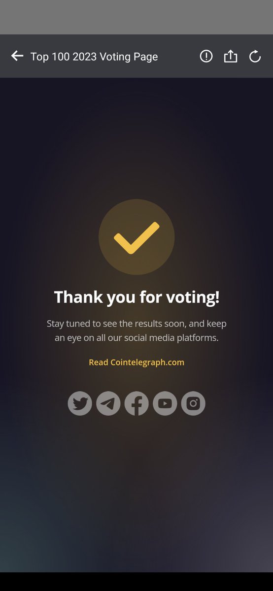 MBukarmg's tweet photo. https://t.co/kFBwiYepd5
 The link above is the link to the 2023 Top 100 Crypto Influencers voting website.
 Please enter the full name of Dr. Nicholas in the first space: Nicolas Kokkalis and then leave your email address in the second space, please do not write the name wrong https://t.co/pmClg5LMqp