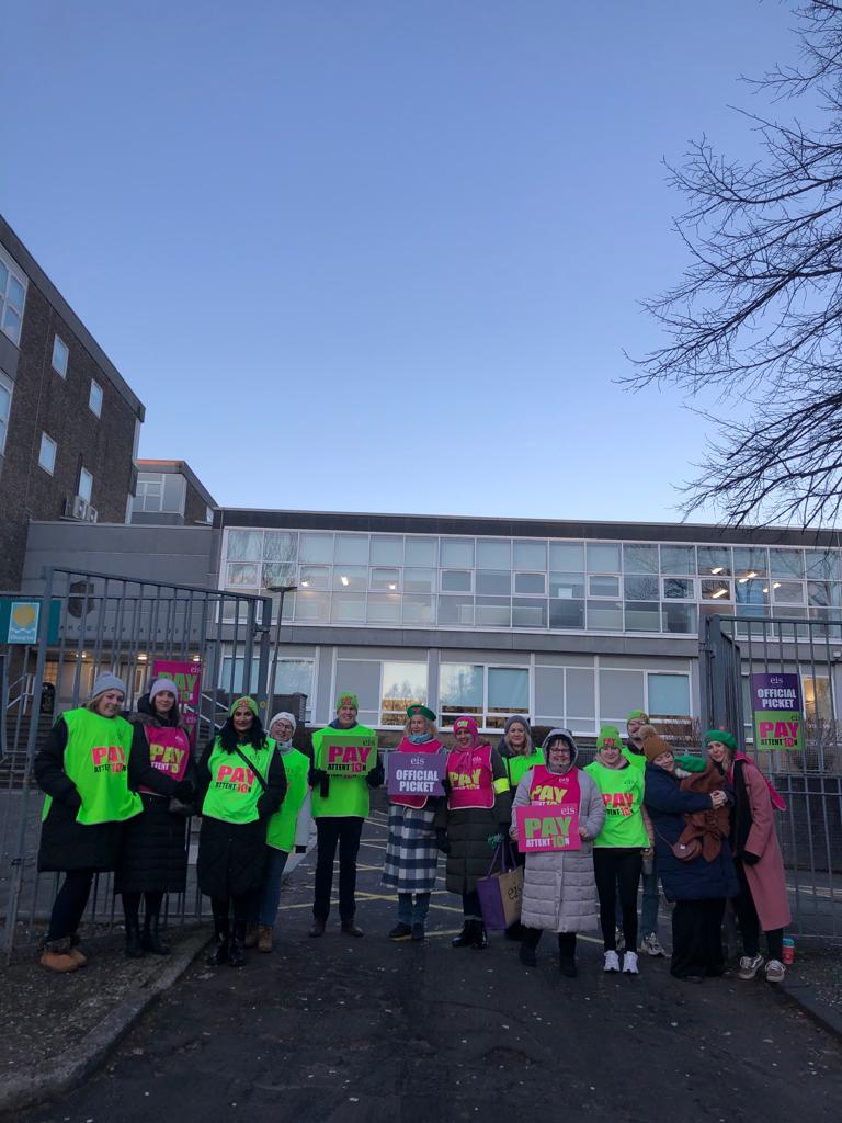 Bellahouston Acad...solidarity 

#eisstrike #payattention