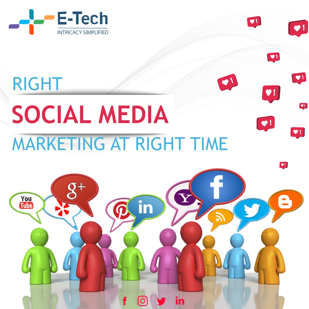 Don't just post blindly; let us help you position yourself as an industry leader in the ever-changing world of digital marketing. Get started on a tailored approach with E-Tech Marketing today!
#digitalmarketing #socialmedia #contentmarketing #socialmediamarketin