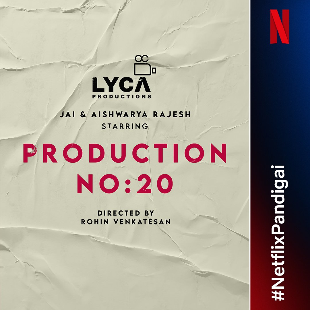 We have officially run out of words to express how excited we are but if we had to try, we'd say WOWOWOWOWOW! 😍 Lyca Productions' Production No. 20 is coming to Netflix as a post theatrical release✨😍 #NetflixPandigai #ProductionNo20 #NetflixLaEnnaSpecial