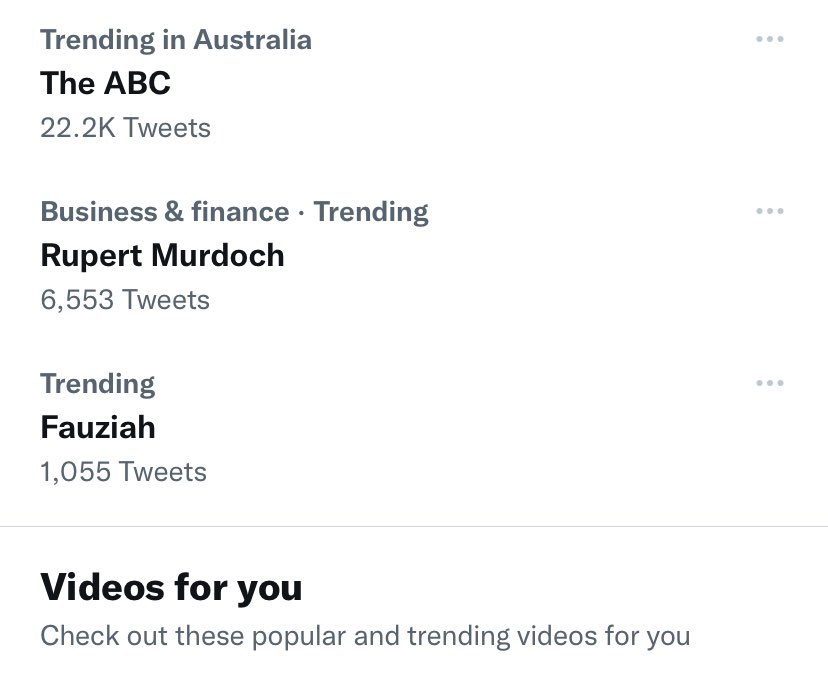 Still trending like “shite to the proverbial blanket” #ABCYourBiasIsShowing #FauziahIbrahim #auspol #MurdochGutterMedia #MurdochSewerageCo #MurdochRoyalCommission #Murdoch #Fauziaslists