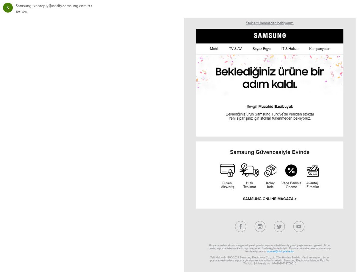 frostwaffles's tweet photo. @SamsungTurkiye uzerinden o kadar zaman gecti ki , haber ver dedigim urunu bile hatirlamiyorum. Gonderdiginiz maile tiklayinca da ana sayfaniza atiyor. Bilgilendirme sistemine urun linkini eklemek akliniza gelmedi mi? #samsungkalitesi https://t.co/o4E2PGH9QH