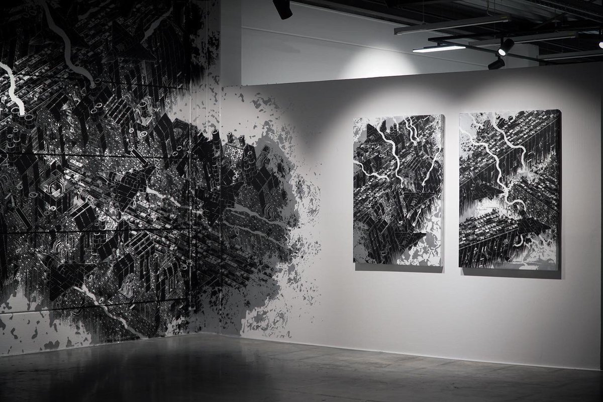 m_city_waras's tweet photo. #thesedays #welcomeback #colabgallery #wellamrhein #silver #black #mariuszwaras #mcity #mural #graffiti #streetart #stencilart #contemporaryart #urbanart @m_city_waras @Colab_Gallery https://t.co/dZav8aCJhl