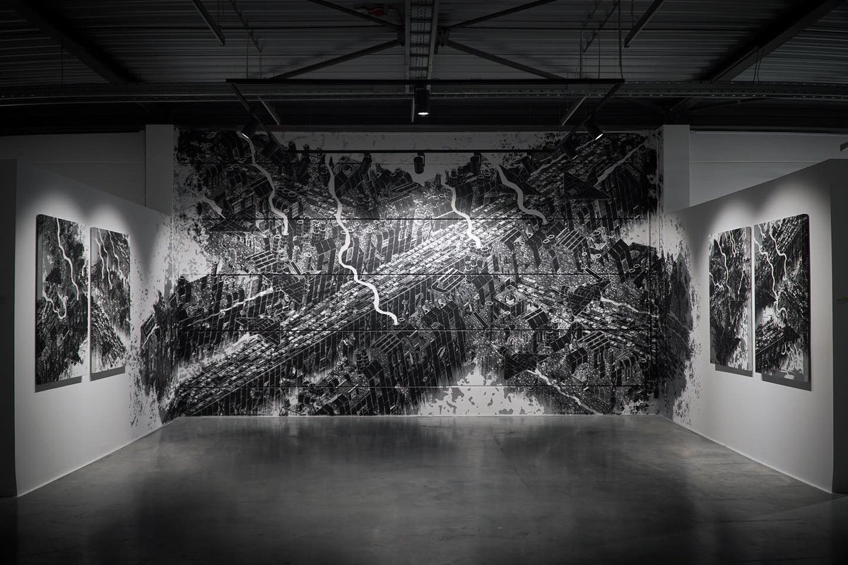 m_city_waras's tweet photo. #thesedays #welcomeback #colabgallery #wellamrhein #silver #black #mariuszwaras #mcity #mural #graffiti #streetart #stencilart #contemporaryart #urbanart @m_city_waras @Colab_Gallery https://t.co/dZav8aCJhl