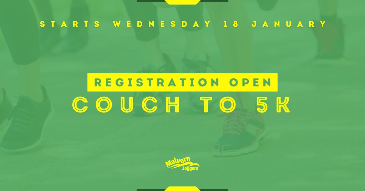 Looking to start #running ? Our nine-week Couch to 5k programme starts on Wednesday:

✍️ bit.ly/3IRsmcJ
📆 Every Weds - 18 Jan to 15 Mar
⏰ 7pm to 8pm
📍 Malvern Rugby Club
💷 £27, which includes 2023 MJ membership

#C25k