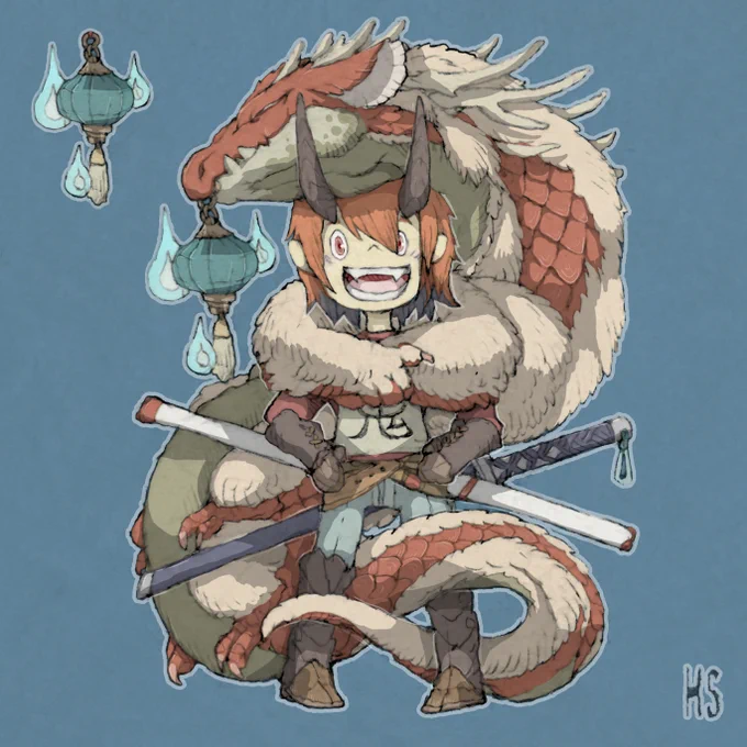 『鬼の子と幽霊龍』 
