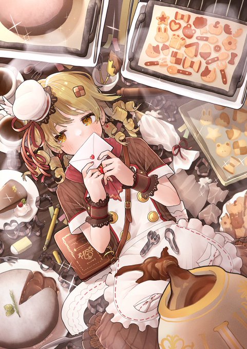 「チョコレート フリル」のTwitter画像/イラスト(新着)｜4ページ目