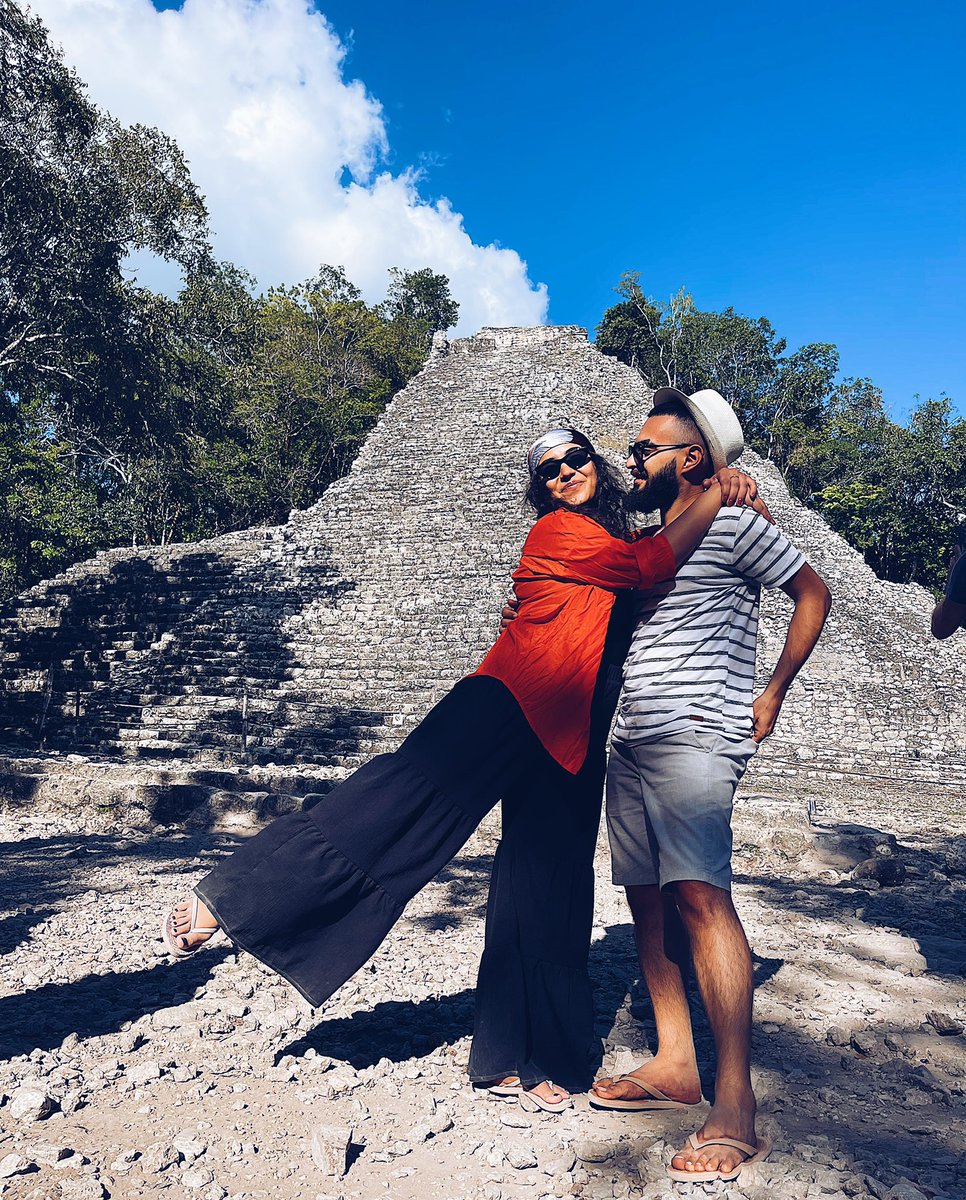 roya_rizvan's tweet photo. “ Chichen İtza ”nı görmək arzusu ilə get, ölkədəki ixtişaşlara görə məbəd bağlı olsun 🤦🏻‍♂️ Biz də üz tutduq  #Coba ’ ya. https://t.co/vlDkSUKb6r