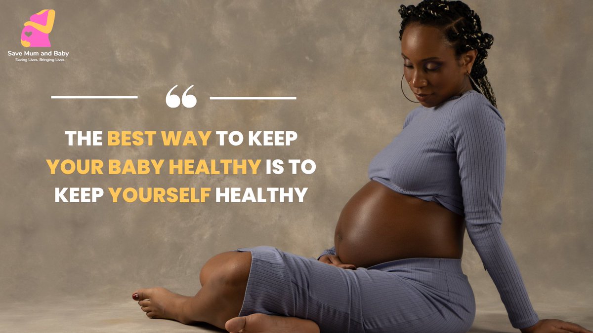 SaveMumandBaby's tweet photo. Now that you're pregnant,taking care of yourself has never been more important.Eating a balanced diet, attending your clinic appointments and taking the prescribed medication will go a long in ensuring that you and your baby are healthy throughout the pregnancy period #pregnancy https://t.co/RCkMQ6DqHf