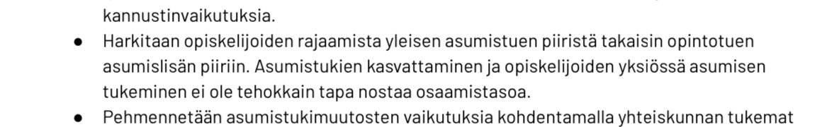 joonasimmo's tweet photo. Jos olet opiskelija, haluaisit jatkossakin asua yksiössäsi ja ajattelit äänestää keväällä Kokoomusta, niin suosittelen harkitsemaan uudelleen.

Se porukka leikkaisi sinun asumistuestasi reilulla kädellä ja laittaisi sinut soluasuntoihin. Kylmää on kyyti, Kokoomus! https://t.co/7BAvfdXLRh