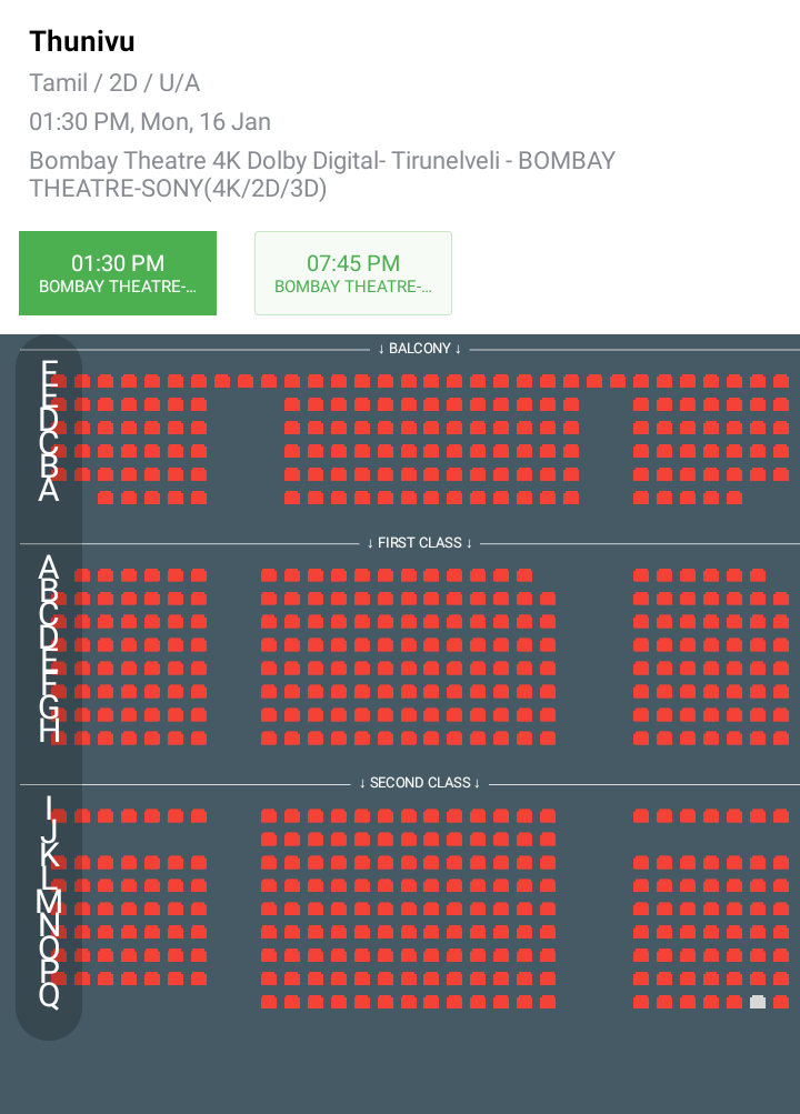 i_RA_Anand's tweet photo. #Thunivu - Day 6, Monday #Afternoon Show Status in #NellaiCity 🔥
8/8 Full
#Ram - Full
#Muthuram - Full
#SriRathna - Full
#Bombay - Full
#Senthivel - Full
#Alangar - Full
#PSS Screen 2 & 4- Full
#ThunivuPongal
@RamCinemas @AlangarCinemas @Bombaycineoffl @Sri_Senthilvel https://t.co/NrXZS7V3WB