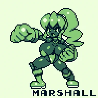 GB&amp;GBC風ドット絵 マーシャル 