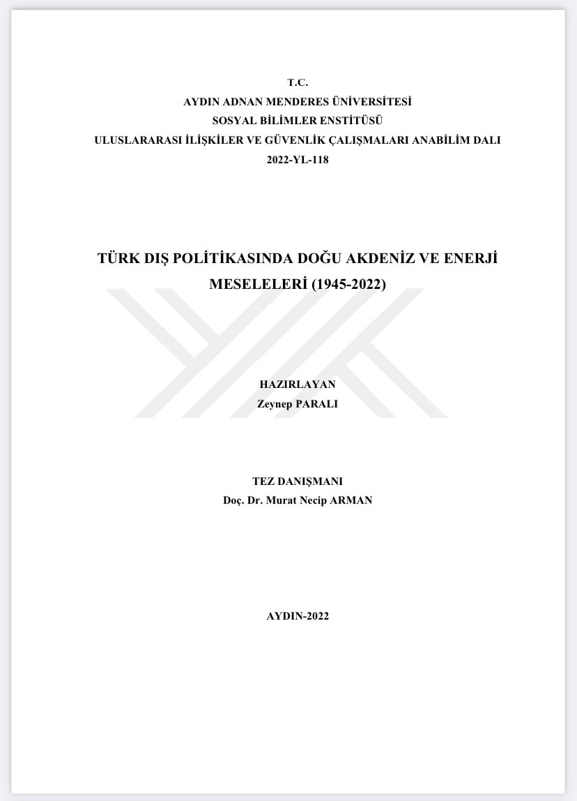 ZeynepParali's tweet photo. Değerli hocam Murat Necip ARMAN’ın danışmanlığında hazırlamış olduğum yüksek lisans tezim Ulusal Tez Merkezi’nde yayımlanmıştır. 

Faydalı olması dileğiyle.. ☺️ https://t.co/JizSZOW2D3