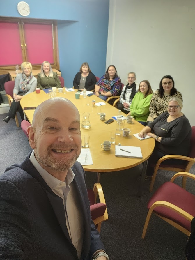 Day 1 of some of the staff team being upskilled in Social Media by the enigmatic @pollingersocial #training #supportingyoungpeople #learning #knowledge #day1 #day2tomorrow #housing