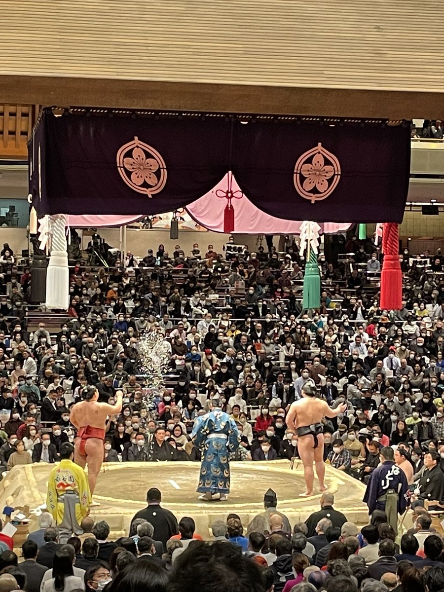 1850Joe's tweet photo. 相撲見にきたよ！ https://t.co/4vM8anhKHH