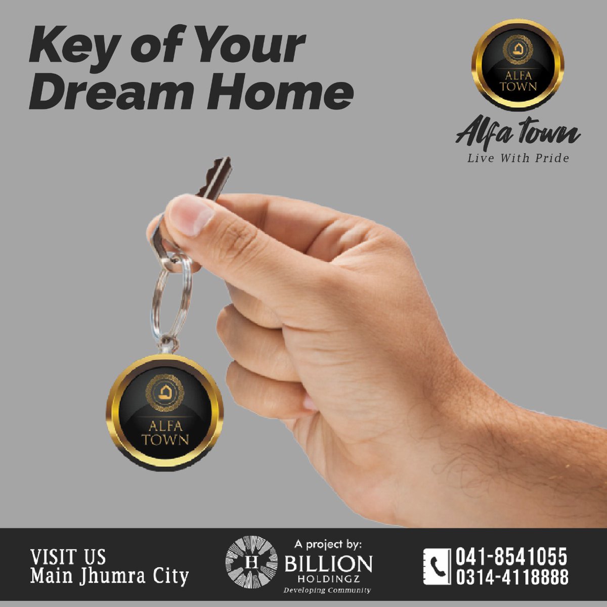 AlfaTown's tweet photo. 📌Open up the Future📌
🔻RESIDENTIAL PLOTS🔻
🔺AT ALFA TOWN🔺
BOOK NOW
3 Marla | 4 Marla | 5 Marla | 7 Marla 
Alfa Town | Live with Pride | A Project by Billion Holdingz
#alfatown #residentialplot #dreamplot #Jhumra #realestate #property #marketing https://t.co/9DU6Mbub5o