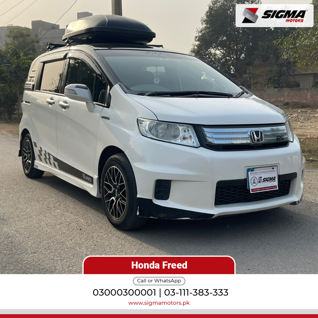 Sigma_Motors's tweet photo. Honda Freed Spike Hybrid Sports
Mode Year 2013
Import Year 2018
Registered 2019
Bumper to bumper original 
Auction Sheet 4 Grade Verified
Pearl White Color
RS 16” Alloys
And Much More.
sigmamotorslahore #HondaFreedSpikeHybridSports #Honda #Freed #Spike #Hybrid #Sports https://t.co/zGSRwf1V5s