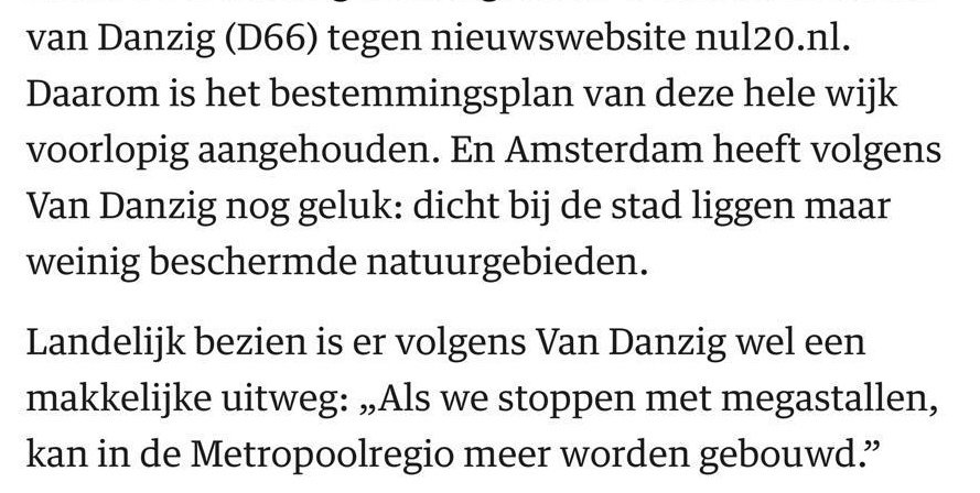 Voedselpark020's tweet photo. Amsterdam heeft geluk want weinig beschermde natuur! 😭
@RvDantzig @nrc
Beste wethouder, realiseert u zich ook:
Door het bouwen van distributiecentra blijft er minder 'stikstofruimte' over voor noodzakelijke woningbouwprojecten.
#StopdeVerdozing
https://t.co/1xVJbLnWWO https://t.co/u5JGUd6l9M