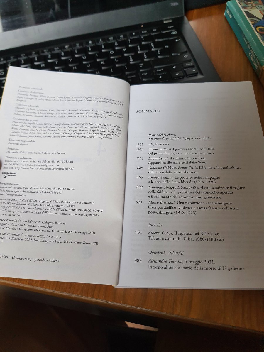 GGabbuti's tweet photo. Fa quasi impressione...grazie ai curatori, alla redazione, ma soprattutto al coautore, sostegno e amico @Br17is! Lo trovate online e nelle migliori biblioteche, come quella dove mi trovo https://t.co/YZG8Pl4TB9