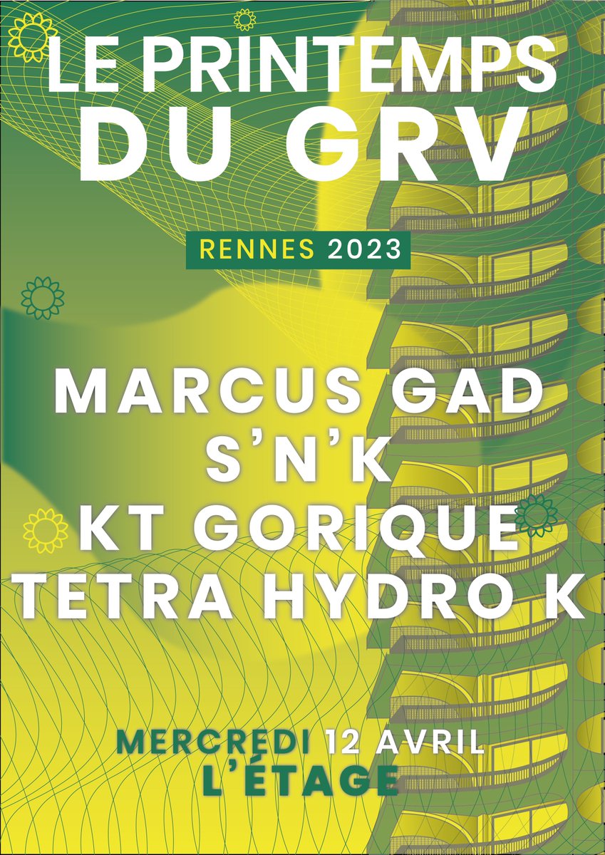 Le GRV débarque à #Caen et #Rennes pour 2 soirées délocalisées ! 🎶 
👉RDV au Big Band Café le jeudi 23 mars 
👉RDV à L'Etage le mercredi 12 avril 

Plus d'infos : grv.label-plante.com/le-printemps-d…

Deux événements spéciaux qui raviront les étudiants ! 

<a href="/Reggaefr/">Reggae.fr</a> <a href="/infoconcert/">Infoconcert</a> <a href="/OuestFrance/">Ouest-France</a>