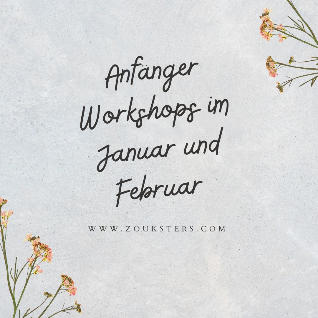 Zouksters's tweet photo. Lust auf Bachata und Kizomba? Im Januar und Februar kannst du bei uns Anfänger Workshops besuchen. Schon ab dem 21. Januar geht es los! 

Den kompletten Kursplan siehst du wie immer auf https://t.co/VMRBEUQko8. 

#Bachata #Kizomba #Braunschweig #Tanzkurse  #bachatasensual❤ https://t.co/wqmpM6jr7L